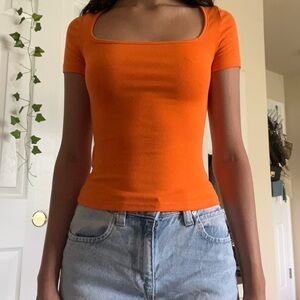 Orange top